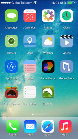 ios 8 launcher на андроид скачать