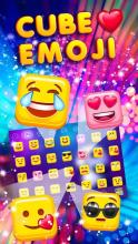 Cube Emoji for Kika Keyboard screenshot 1
