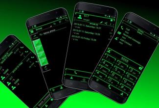 Theme x RocketDial Neon Green screenshot 1